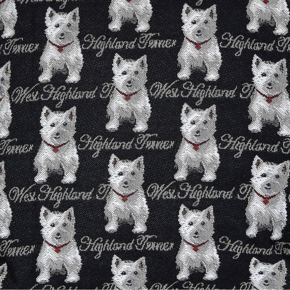 Signare Tapestry Westie cosmetic bag - Picture 4 of 5